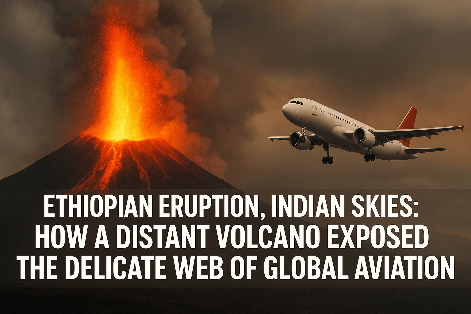 Ethiopian Eruption, Indian Skies: How a Distant Volcano Exposed the Delicate Web of Global Aviation