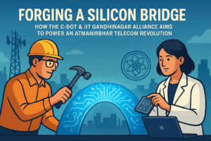 Forging a Silicon Bridge: How the C-DOT & IIT Gandhinagar Alliance Aims to Power an Atmanirbhar Telecom Revolution 