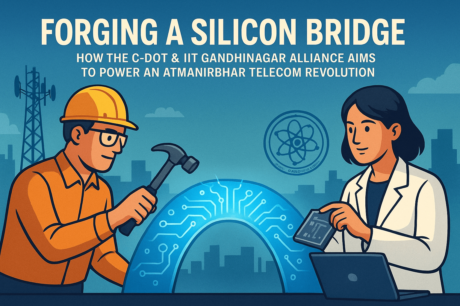 Forging a Silicon Bridge: How the C-DOT & IIT Gandhinagar Alliance Aims to Power an Atmanirbhar Telecom Revolution 