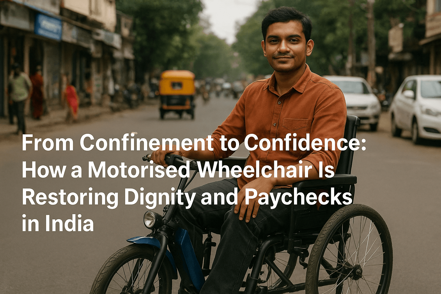 From Confinement to Confidence: How a Motorised Wheelchair Is Restoring Dignity and Paychecks in India 