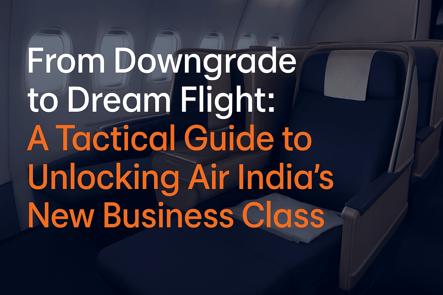 From Downgrade to Dream Flight: A Tactical Guide to Unlocking Air India's New Business Class 
