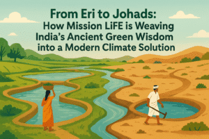 From Eri to Johads: How Mission LiFE is Weaving India's Ancient Green Wisdom into a Modern Climate Solution 1 From Eri to Johads: How Mission LiFE is Weaving India's Ancient Green Wisdom into a Modern Climate Solution