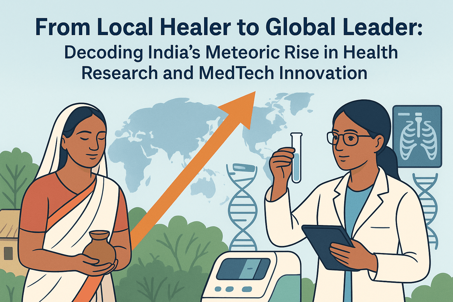 From Local Healer to Global Leader: Decoding India's Meteoric Rise in Health Research and MedTech Innovation 
