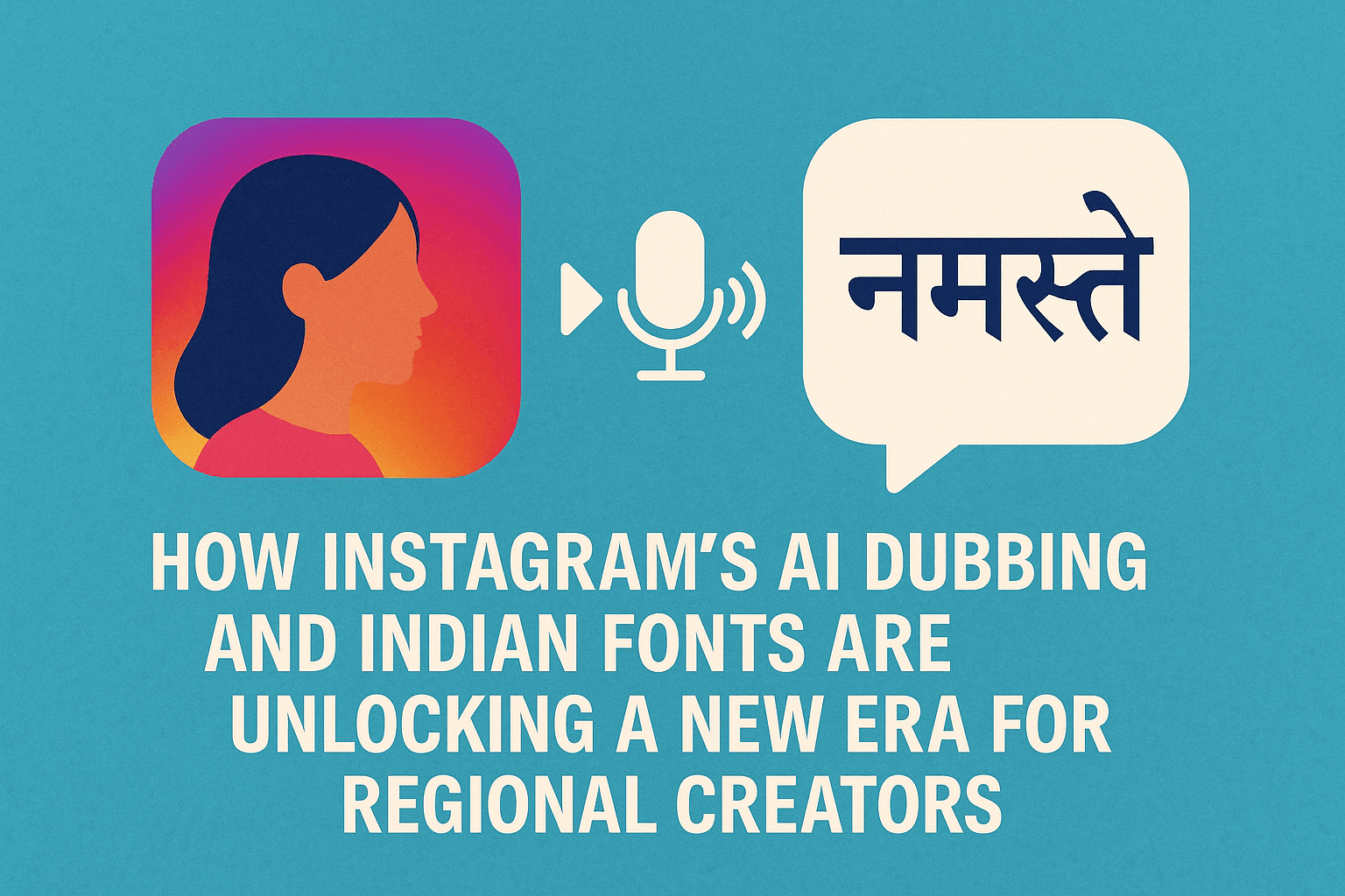 How Instagram's AI Dubbing and Indian Fonts Are Unlocking a New Era for Regional Creators 
