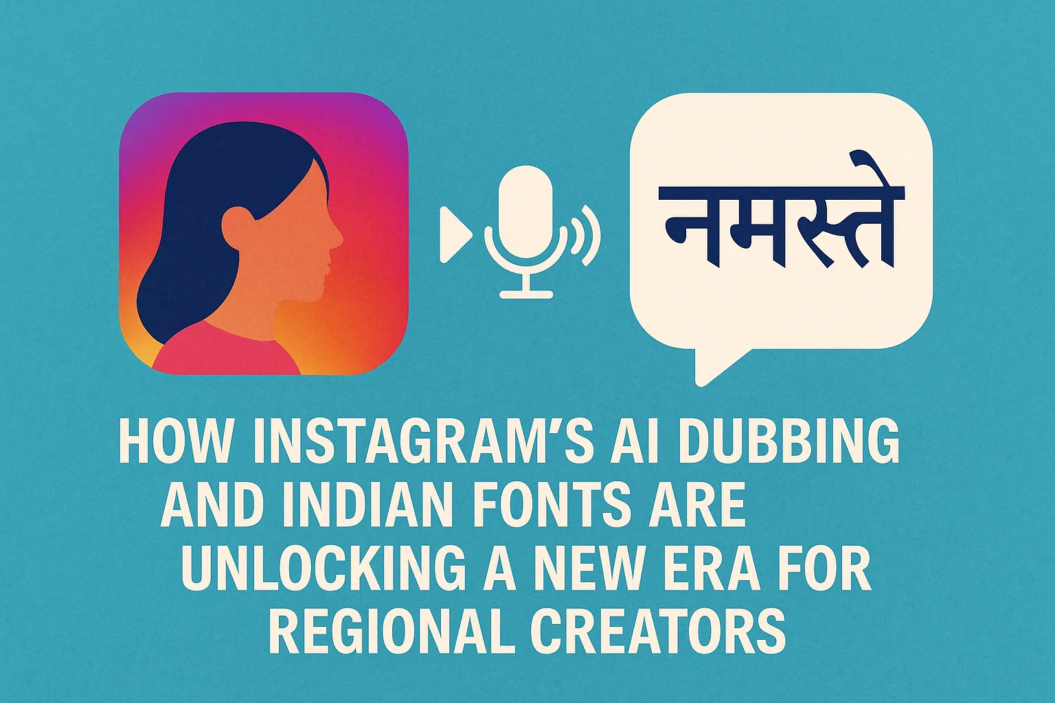How Instagram's AI Dubbing and Indian Fonts Are Unlocking a New Era for Regional Creators 