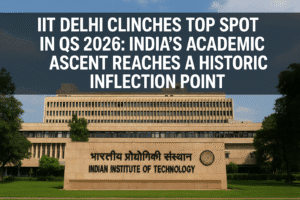 IIT Delhi Clinches Top Spot in QS 2026: India’s Academic Ascent Reaches a Historic Inflection Point 