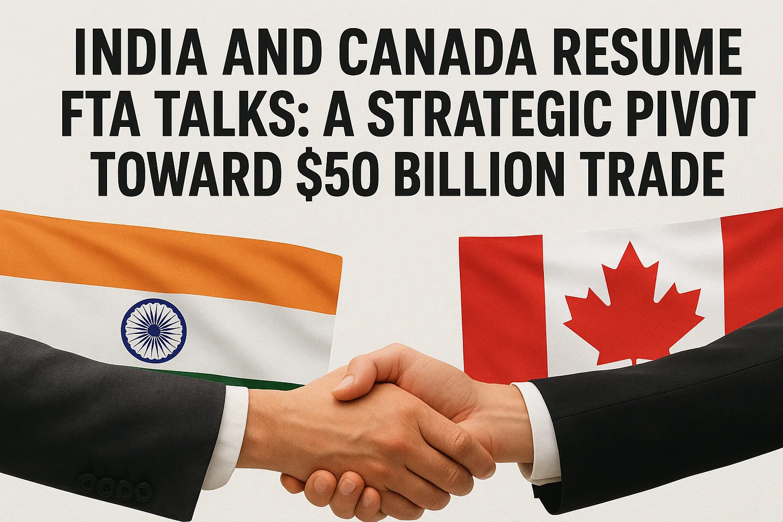 India and Canada Resume FTA Talks: A Strategic Pivot Toward $50 Billion Trade 