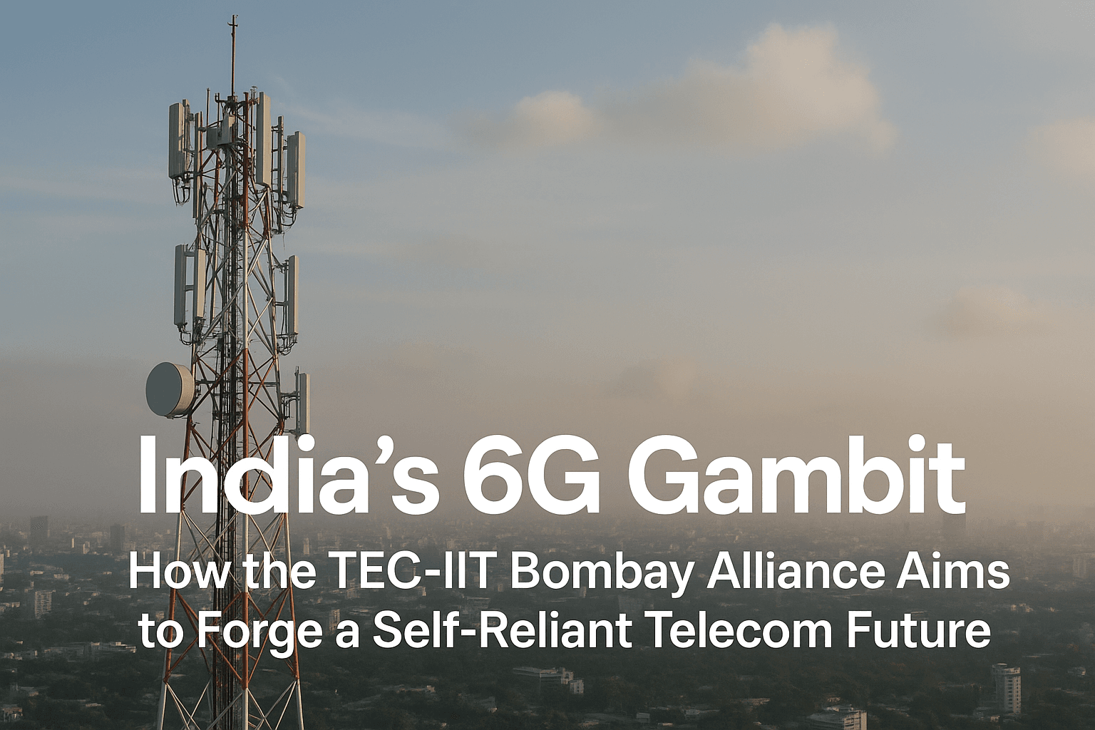 India’s 6G Gambit: How the TEC-IIT Bombay Alliance Aims to Forge a Self-Reliant Telecom Future 