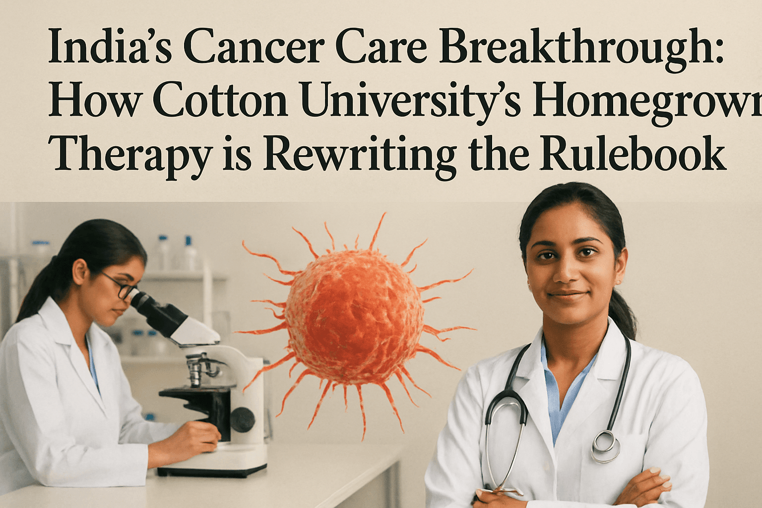 India’s Cancer Care Breakthrough: How Cotton University’s Homegrown Therapy is Rewriting the Rulebook 
