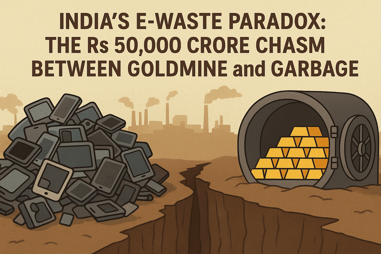 India's E-Waste Paradox: The Rs 50,000 Crore Chasm Between Goldmine and Garbage 