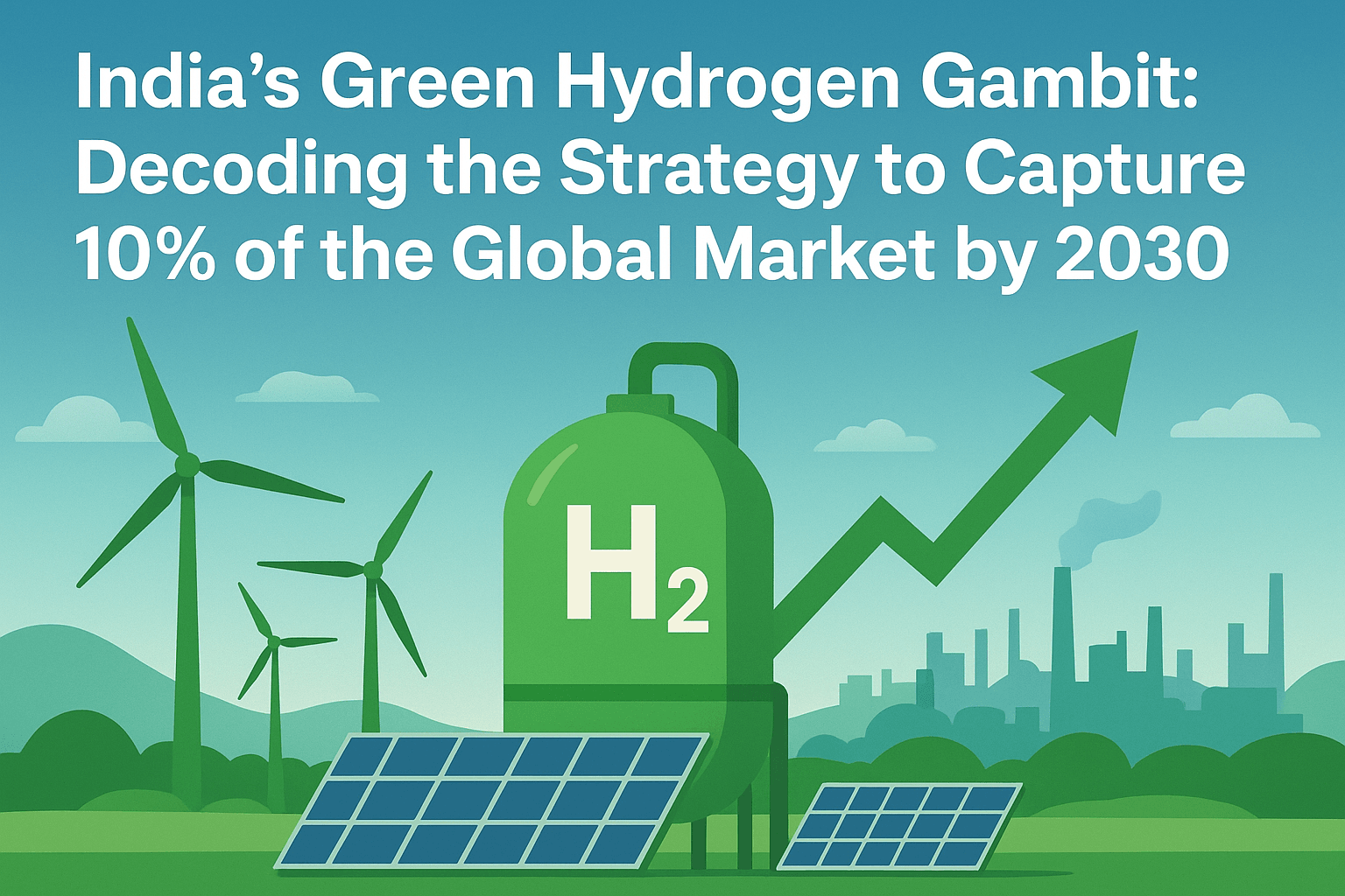 India's Green Hydrogen Gambit: Decoding the Strategy to Capture 10% of the Global Market by 2030 