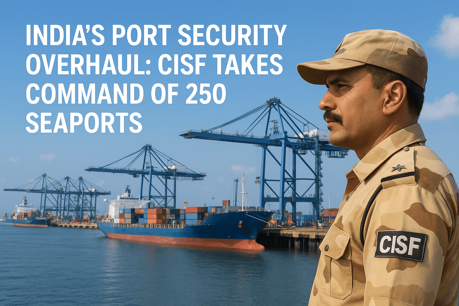 India’s Port Security Overhaul: CISF Takes Command of 250 Seaports 