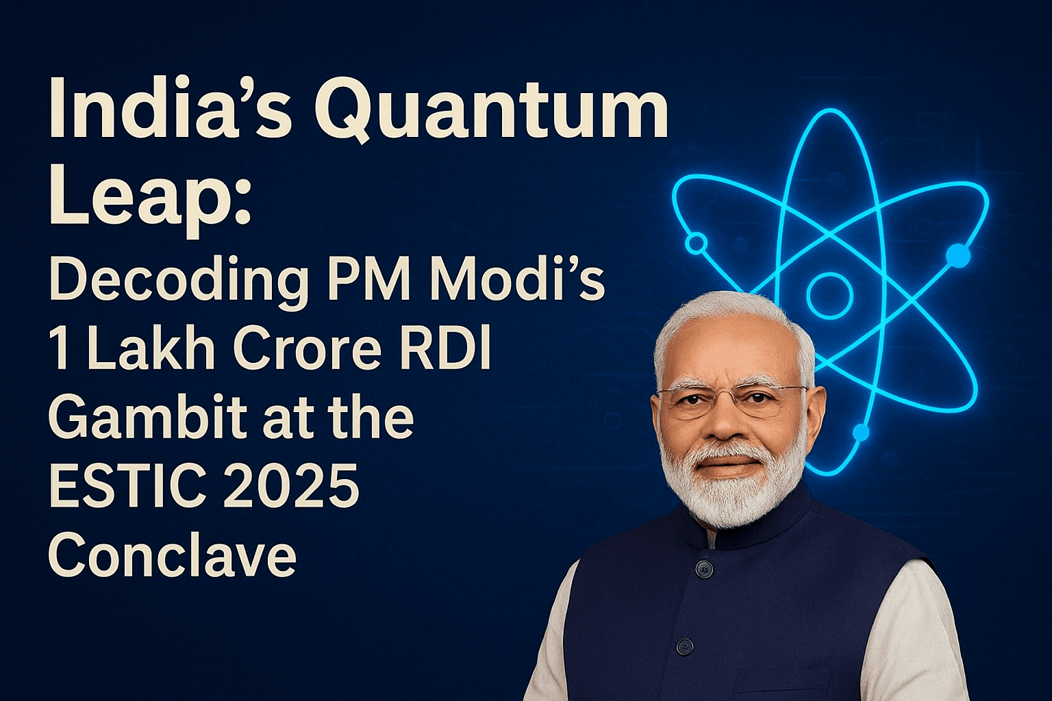 India's Quantum Leap: Decoding PM Modi's 1 Lakh Crore RDI Gambit at the ESTIC 2025 Conclave 