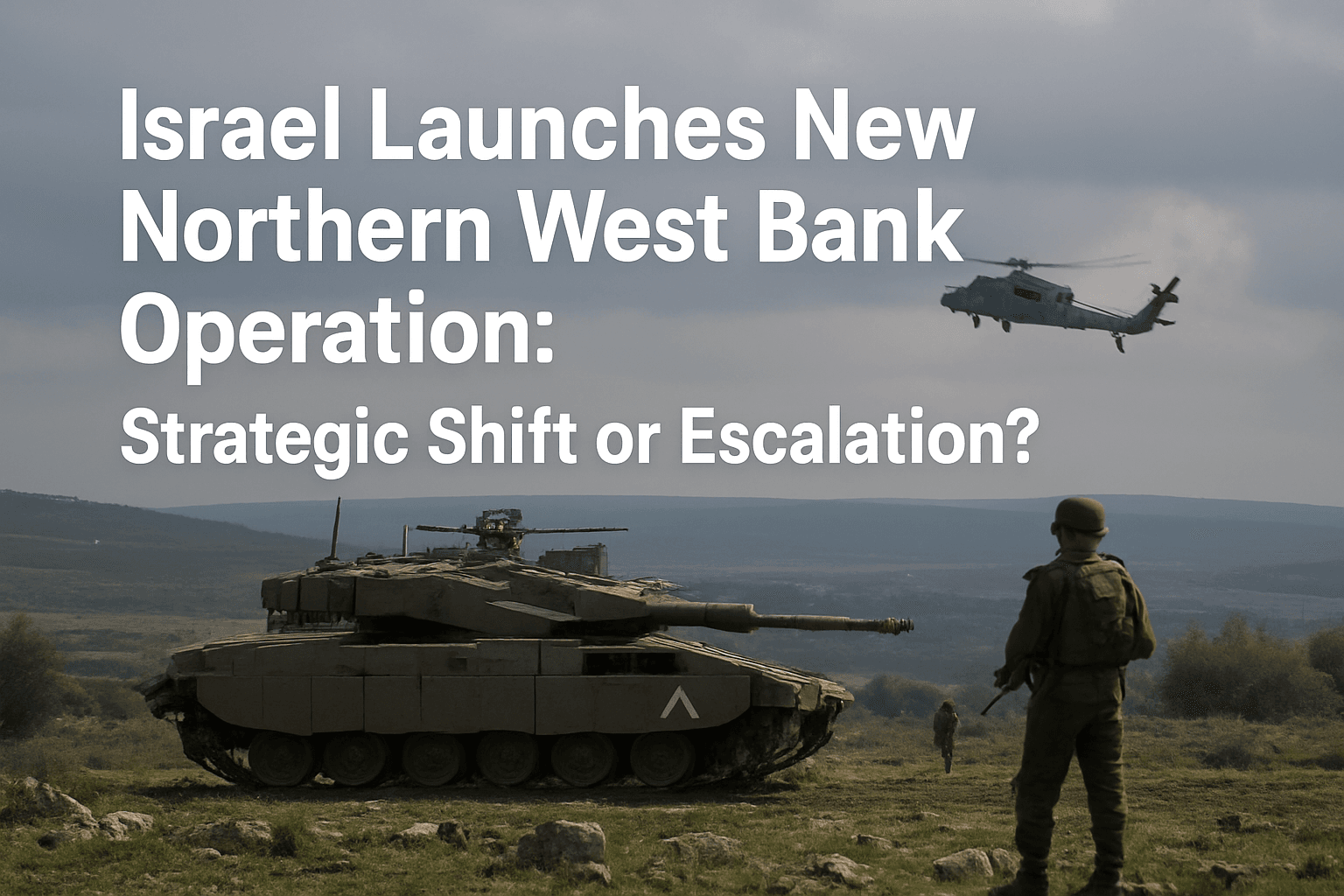 Israel Launches New Northern West Bank Operation: Strategic Shift or Escalation? 