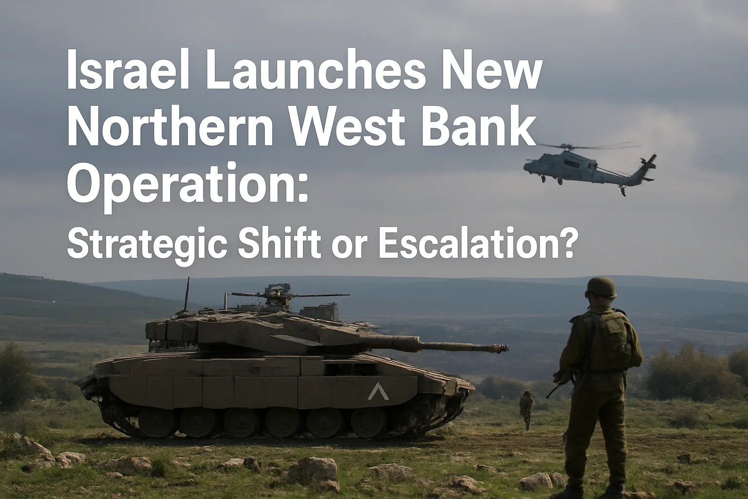 Israel Launches New Northern West Bank Operation: Strategic Shift or Escalation? 