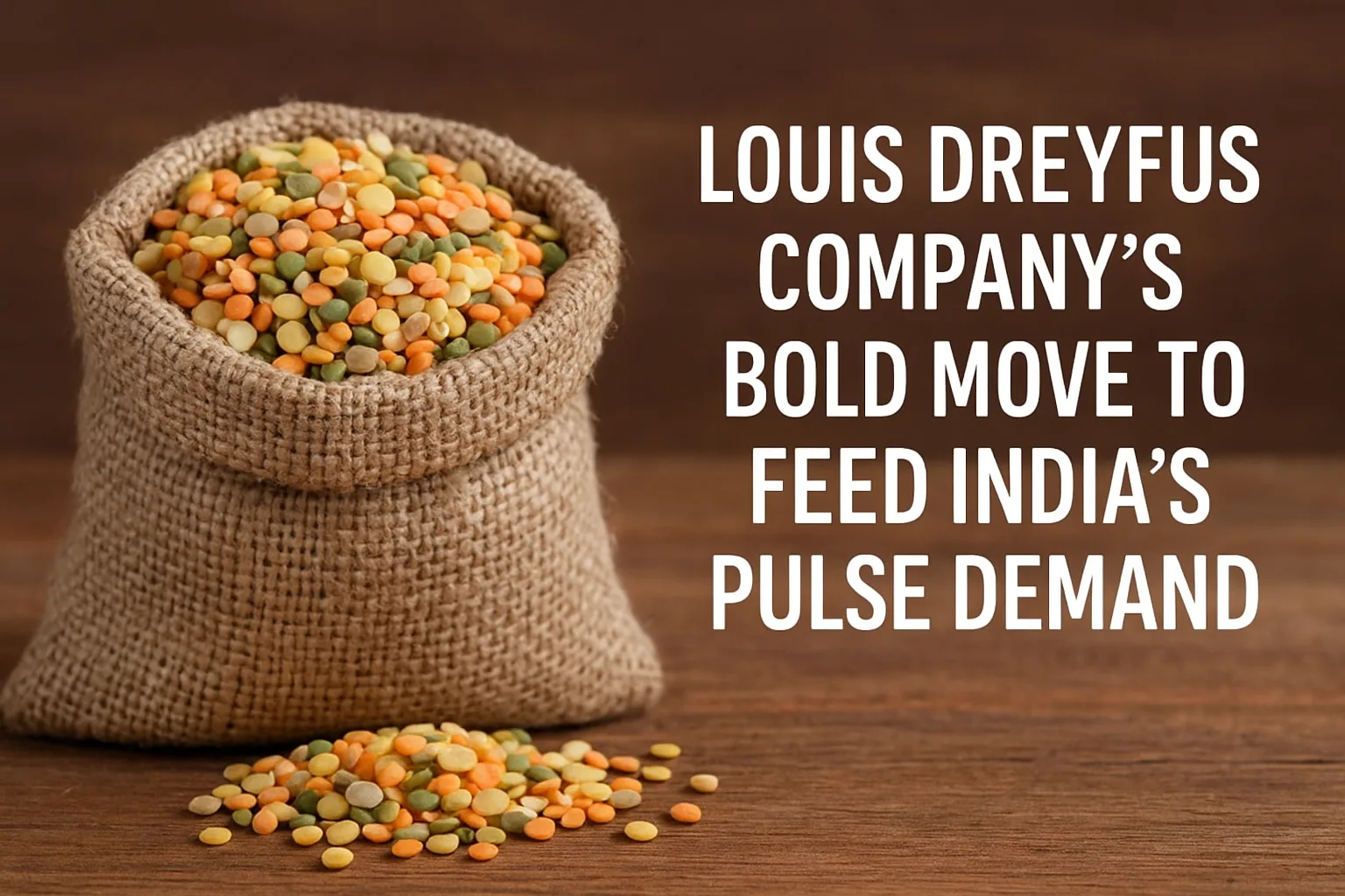 Louis Dreyfus Company’s Bold Move to Feed India’s Pulse Demand 