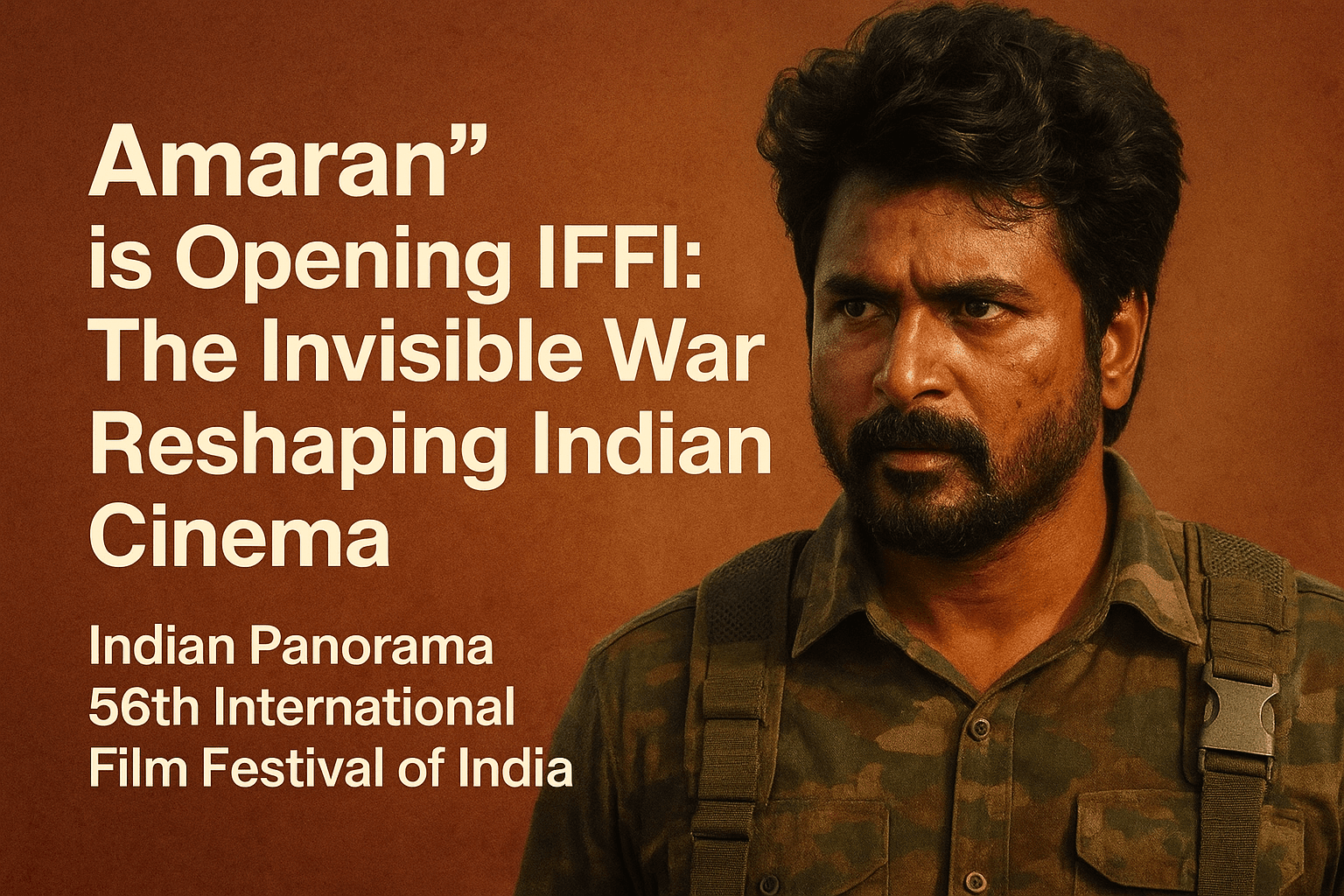 Of Course “Amaran” is Opening IFFI: The Invisible War Reshaping Indian Cinema