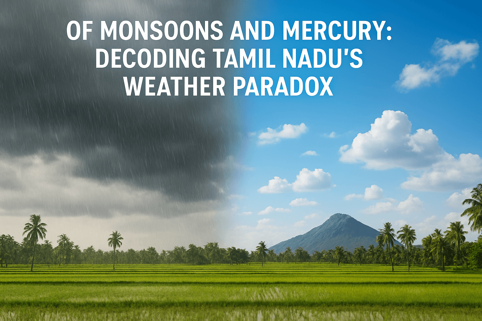 Of Monsoons and Mercury: Decoding Tamil Nadu's Weather Paradox 