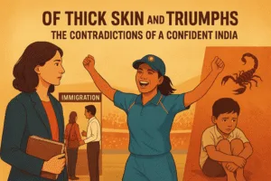 Of Thick Skin and Triumphs: The Contradictions of a Confident India 
