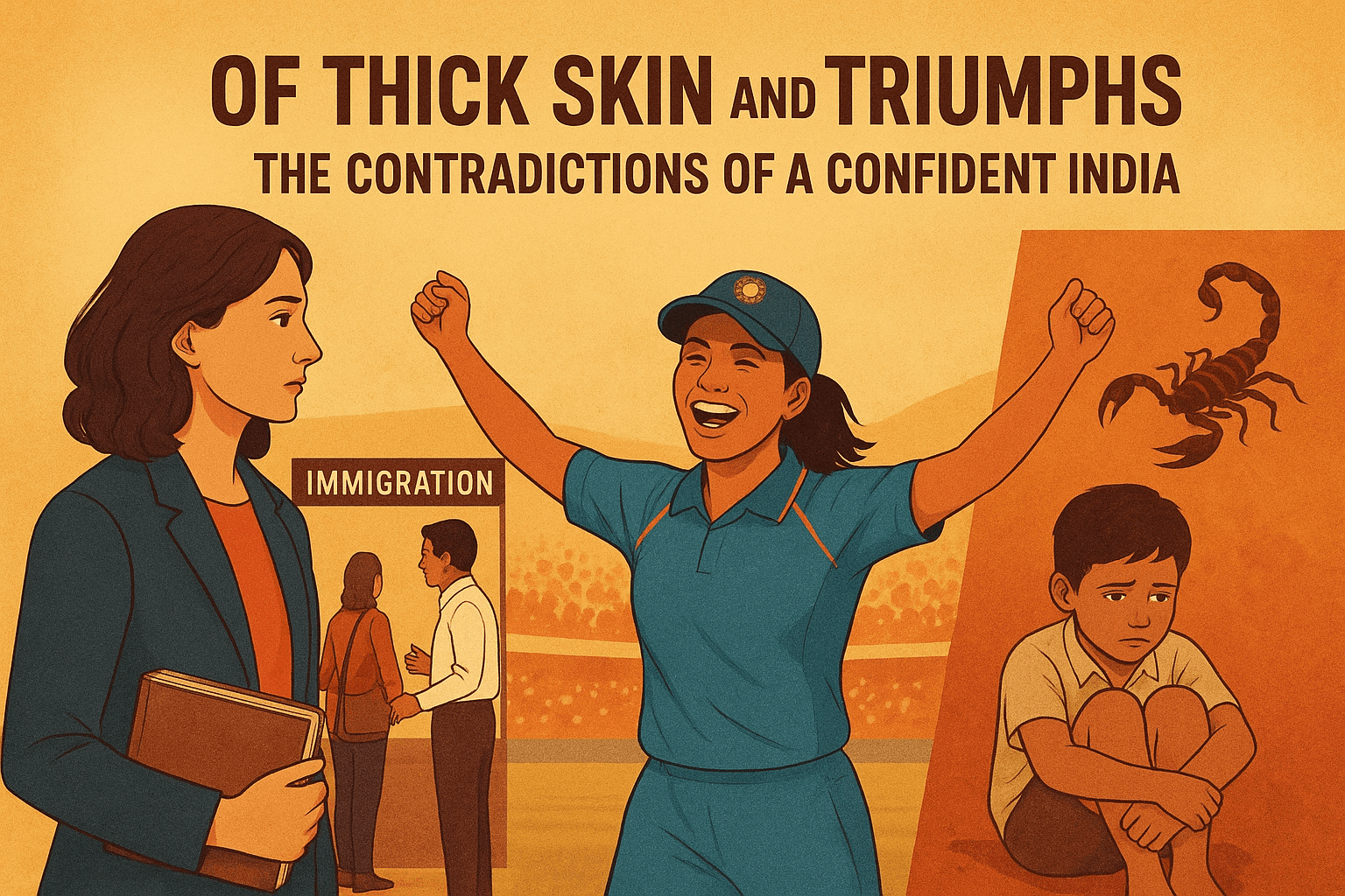 Of Thick Skin and Triumphs: The Contradictions of a Confident India 