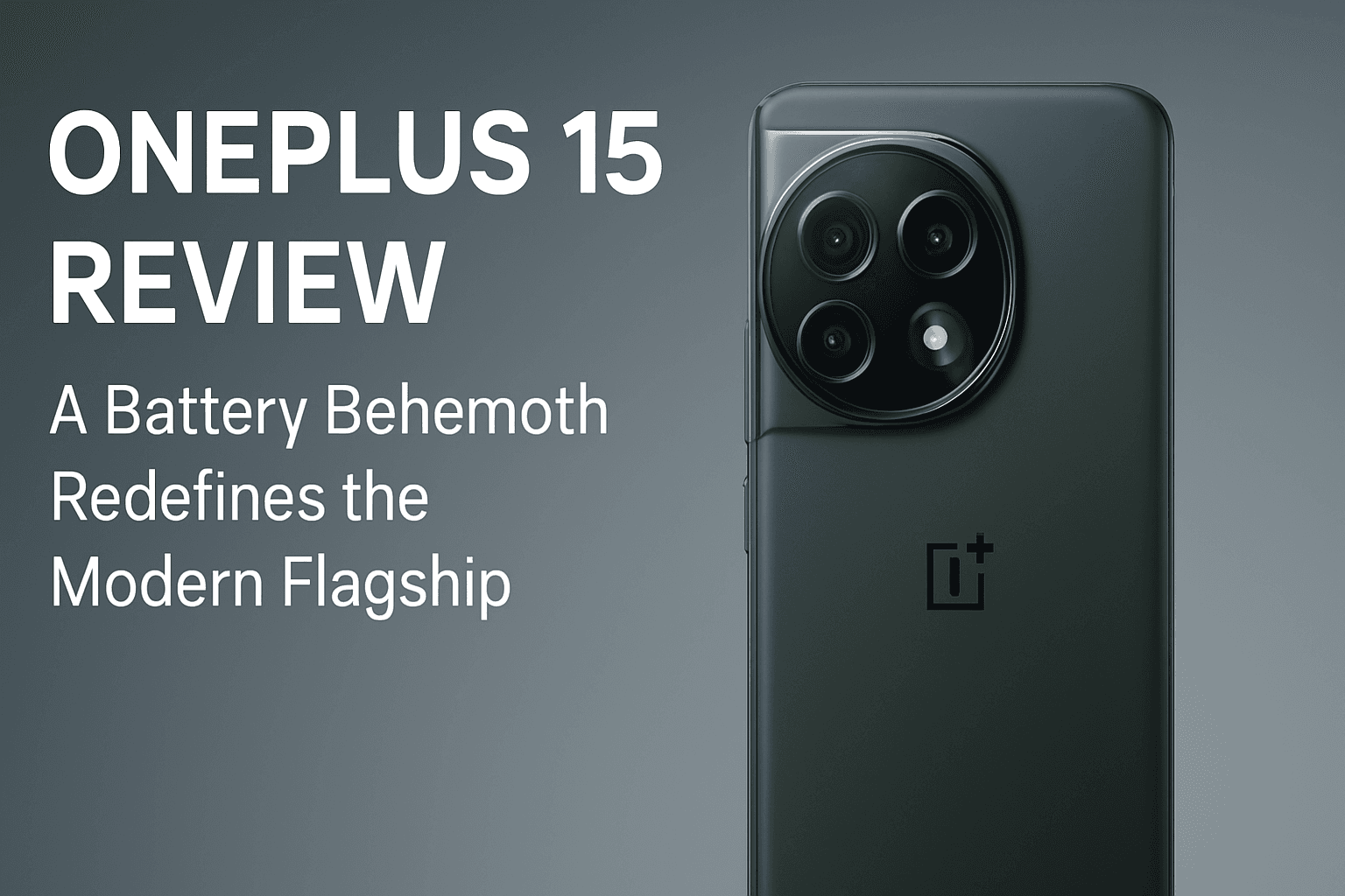 OnePlus 15 Review: A Battery Behemoth Redefines the Modern Flagship 