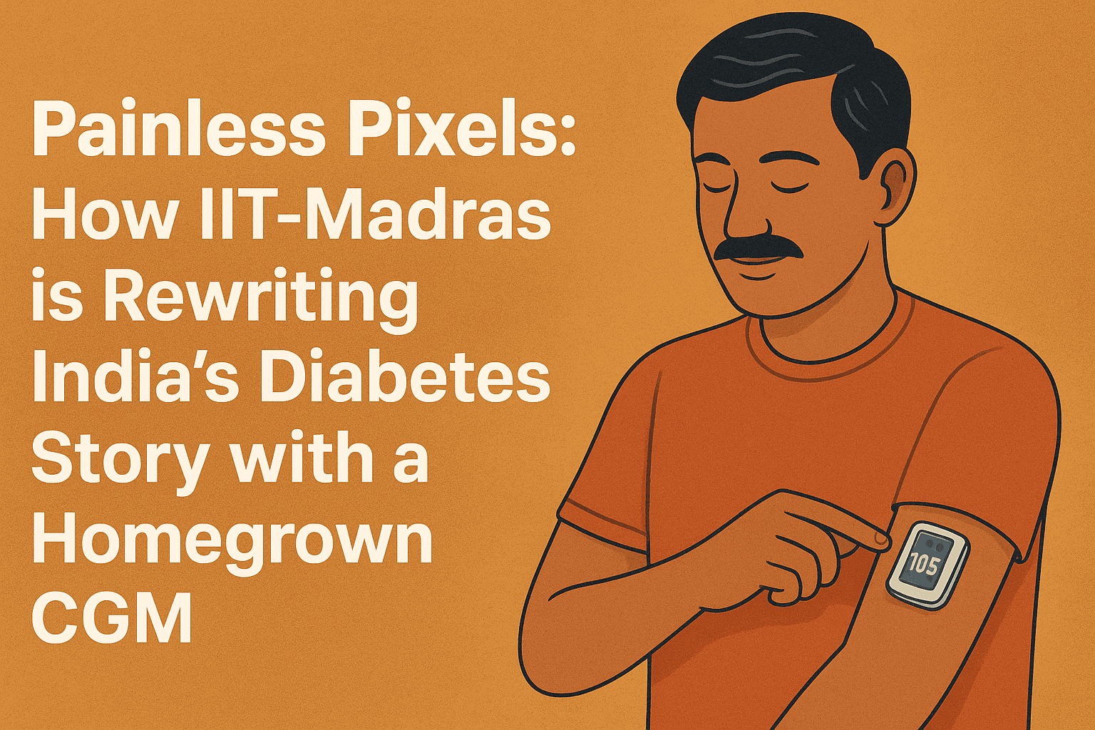 Painless Pixels: How IIT-Madras is Rewriting India’s Diabetes Story with a Homegrown CGM 