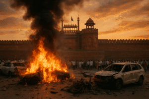 Shattered Evening: In the Shadow of the Red Fort, a City’s Illusion of Safety Explodes 