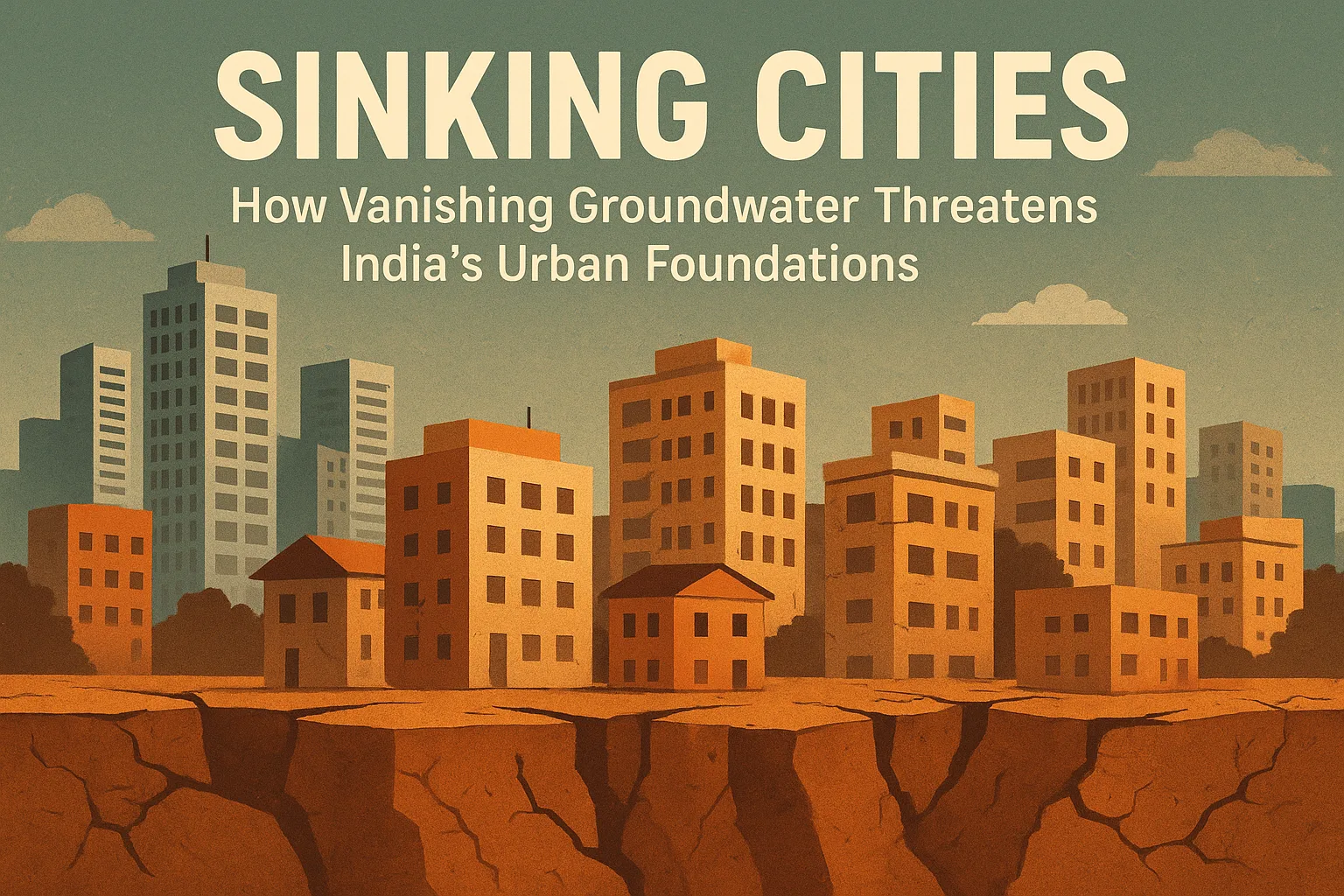 Sinking Cities: How Vanishing Groundwater Threatens India's Urban Foundations 