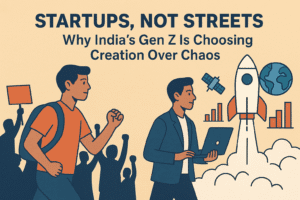 Startups, Not Streets: Why India's Gen Z Is Choosing Creation Over Chaos 