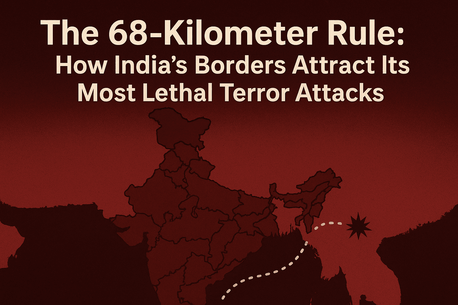 The 68-Kilometer Rule: How India's Borders Attract Its Most Lethal Terror Attacks 