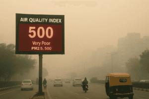 The Artificial Ceiling: Why India’s Air Quality Index Stops at 500 While the Air Gets Worse 1 The Artificial Ceiling: Why India’s Air Quality Index Stops at 500 While the Air Gets Worse