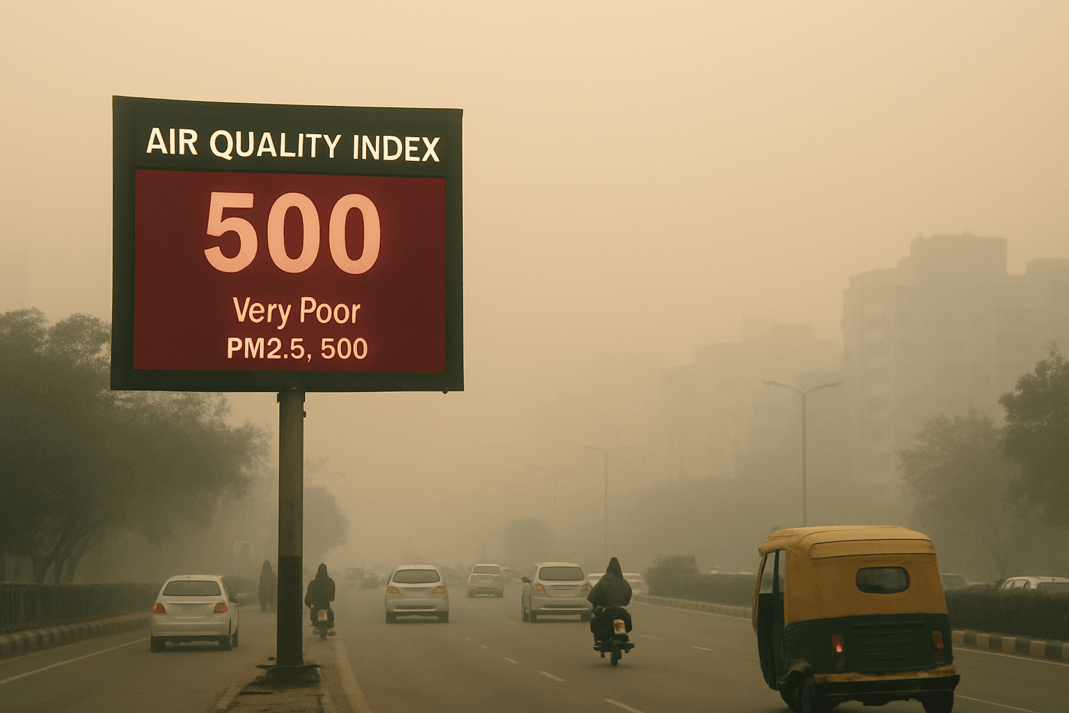 The Artificial Ceiling: Why India’s Air Quality Index Stops at 500 While the Air Gets Worse 