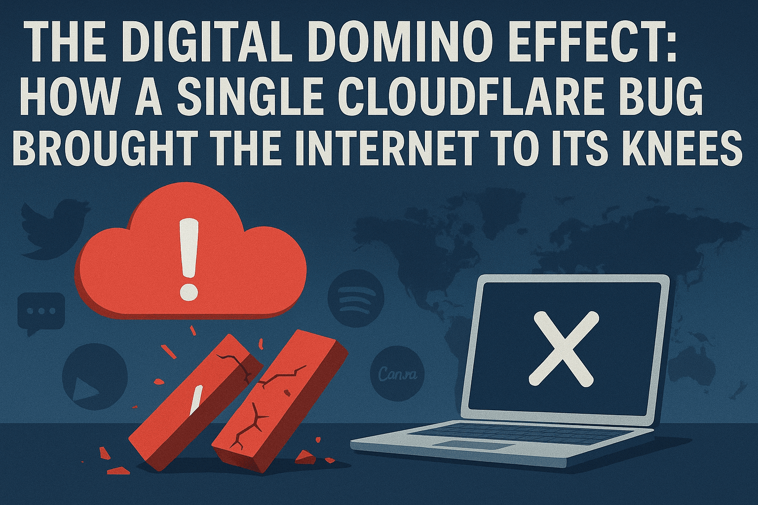 The Digital Domino Effect: How a Single Cloudflare Bug Brought the Internet to Its Knees 