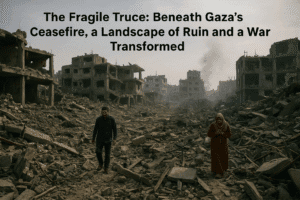 The Fragile Truce: Beneath Gaza’s Ceasefire, a Landscape of Ruin and a War Transformed 