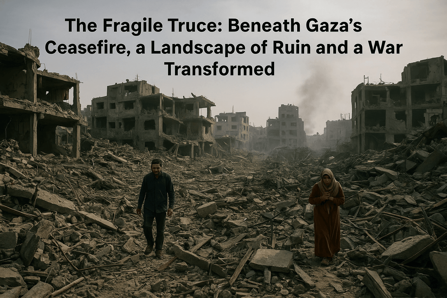 The Fragile Truce: Beneath Gaza’s Ceasefire, a Landscape of Ruin and a War Transformed 