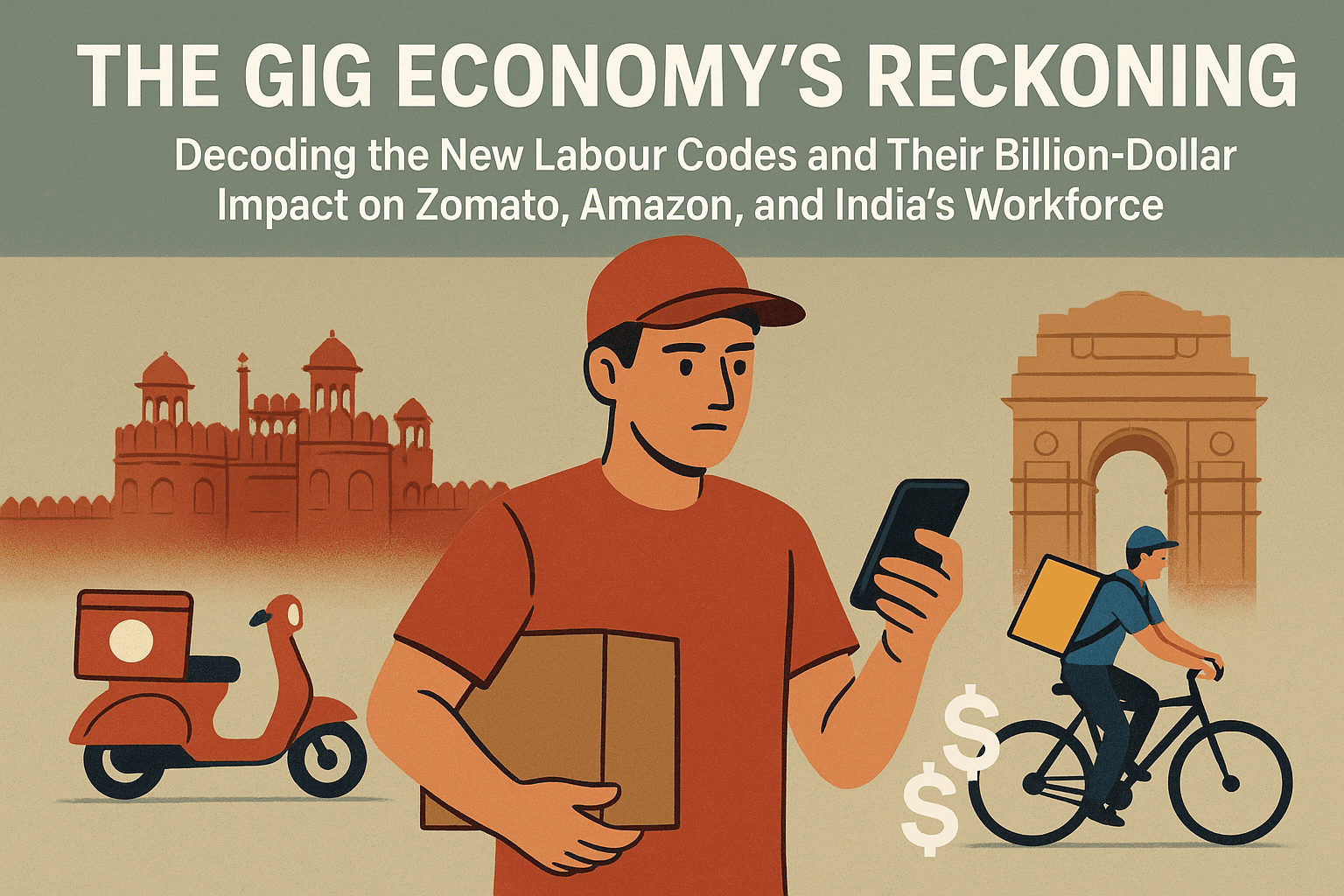 The Gig Economy's Reckoning: Decoding the New Labour Codes and Their Billion-Dollar Impact on Zomato, Amazon, and India's Workforce 