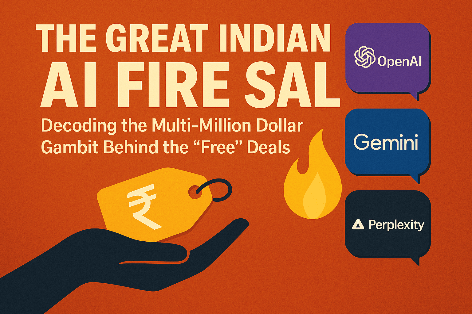 The Great Indian AI Fire Sale: Decoding the Multi-Million Dollar Gambit Behind the "Free" Deals 