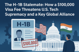 The H-1B Stalemate: How a $100,000 Visa Fee Threatens U.S. Tech Supremacy and a Key Global Alliance 