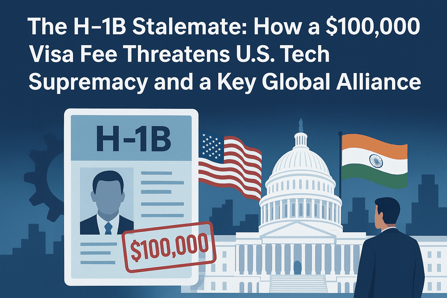 The H-1B Stalemate: How a $100,000 Visa Fee Threatens U.S. Tech Supremacy and a Key Global Alliance 