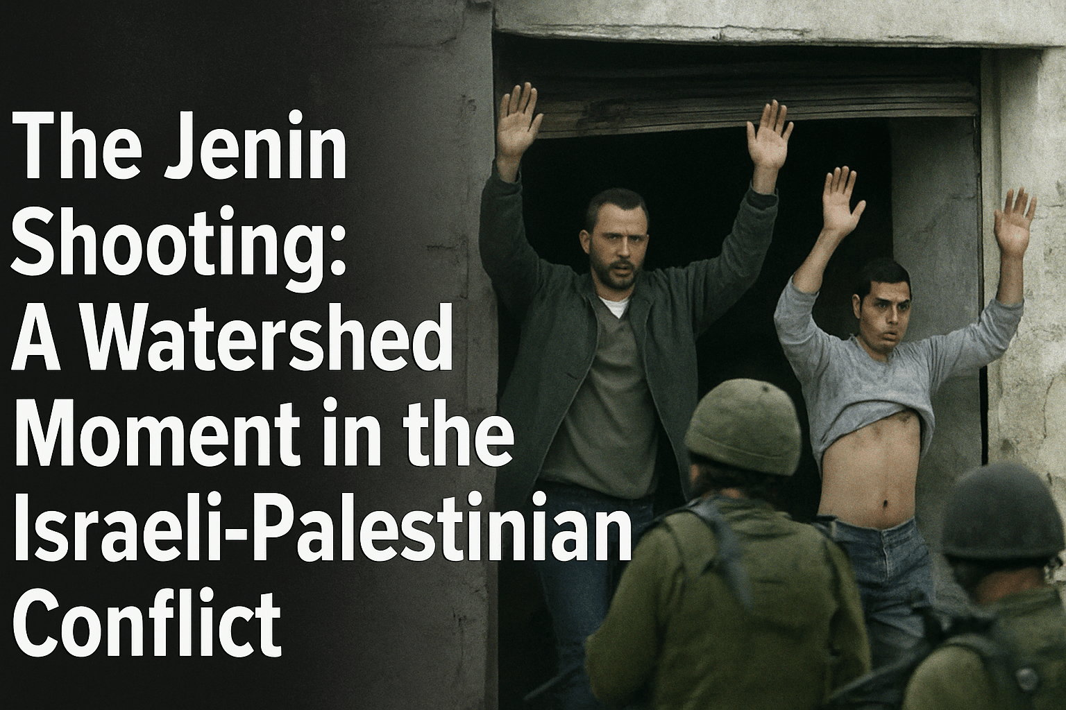 The Jenin Shooting: A Watershed Moment in the Israeli-Palestinian Conflict 