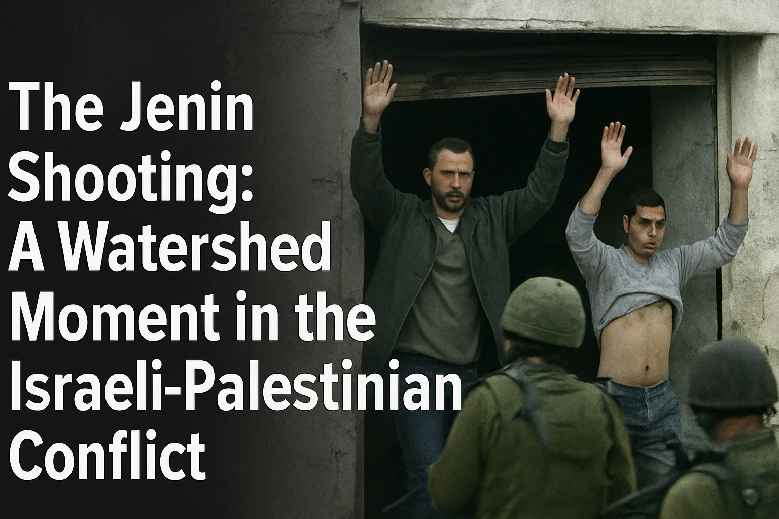 The Jenin Shooting: A Watershed Moment in the Israeli-Palestinian Conflict 