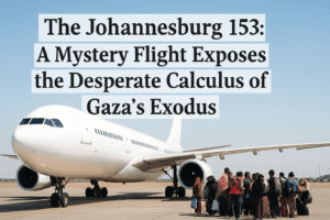 The Johannesburg 153: A Mystery Flight Exposes the Desperate Calculus of Gaza's Exodus 