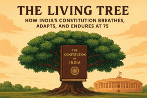 The Living Tree: How India’s Constitution Breathes, Adapts, and Endures at 75 