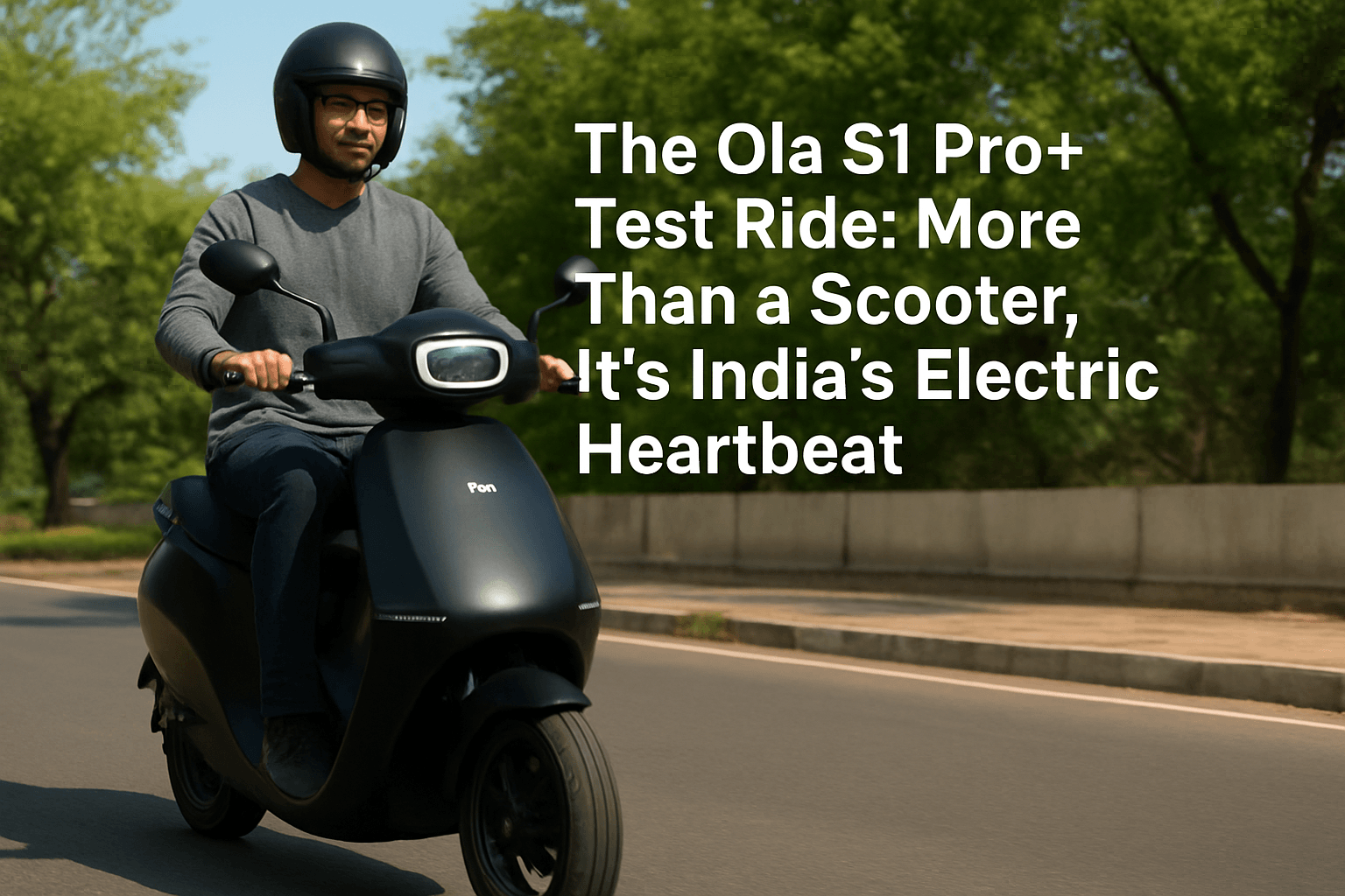 The Ola S1 Pro+ Test Ride: More Than a Scooter, It's India's Electric Heartbeat 