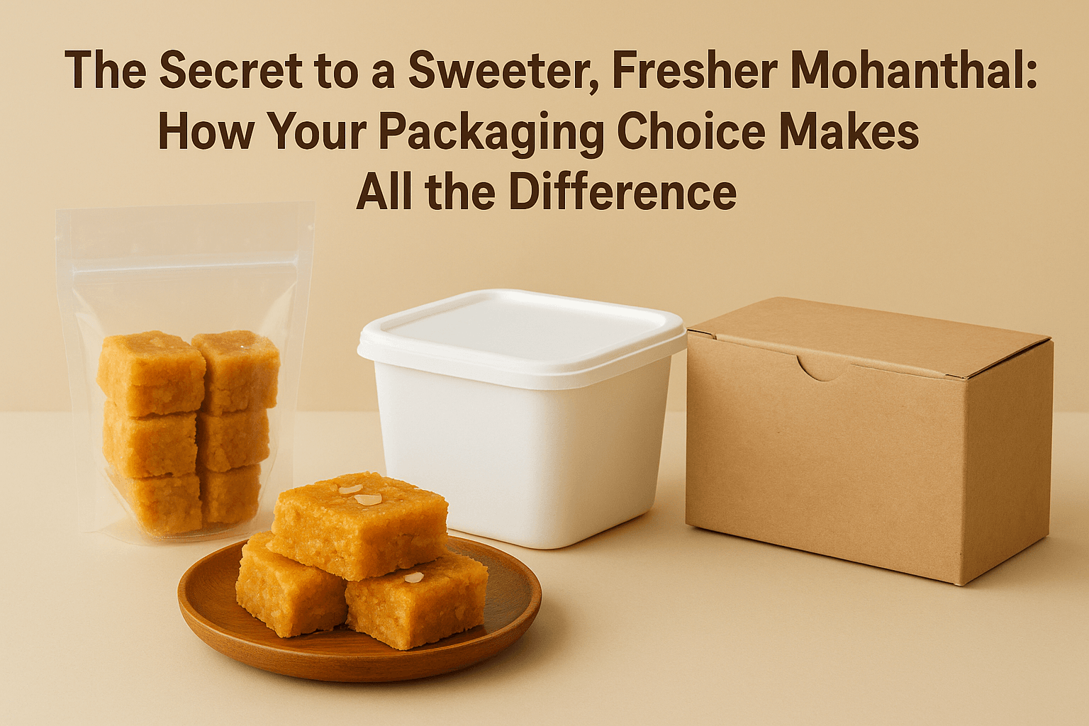 The Secret to a Sweeter, Fresher Mohanthal: How Your Packaging Choice Makes All the Difference 