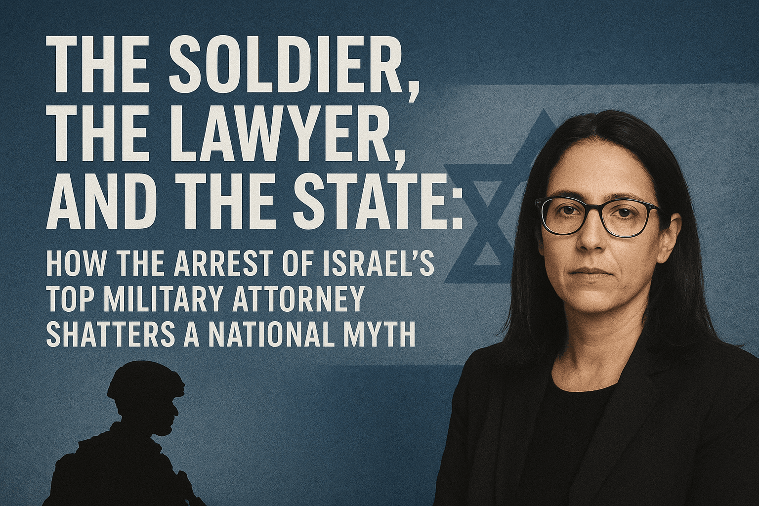 The Soldier, The Lawyer, and The State: How the Arrest of Israel's Top Military Attorney Shatters a National Myth 