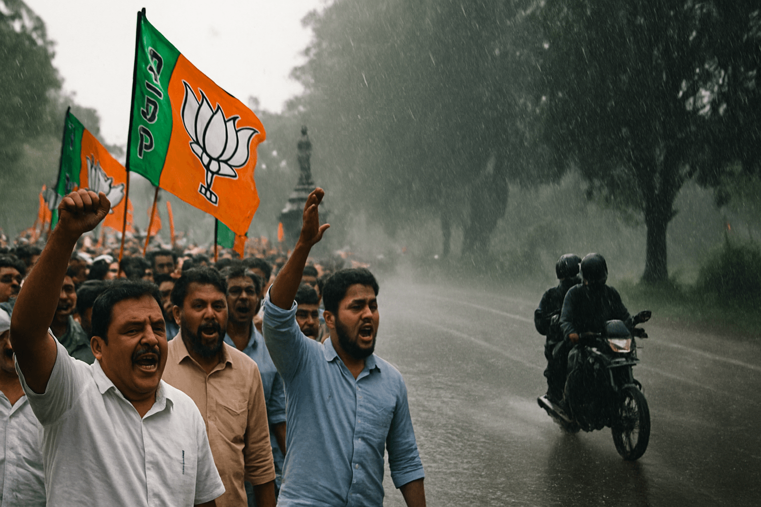 The Twin Storms of South India: Political Turmoil in Karnataka Meets a Relentless Monsoon 
