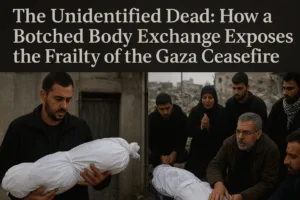 The Unidentified Dead: How a Botched Body Exchange Exposes the Frailty of the Gaza Ceasefire 