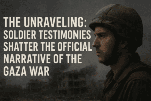 The Unraveling: Soldier Testimonies Shatter the Official Narrative of the Gaza War 