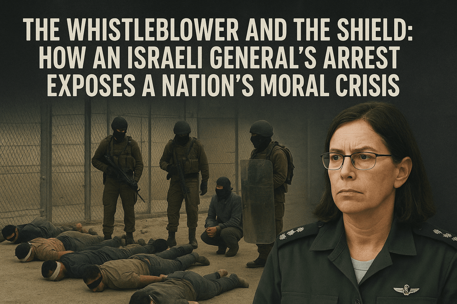 The Whistleblower and the Shield: How an Israeli General's Arrest Exposes a Nation's Moral Crisis 